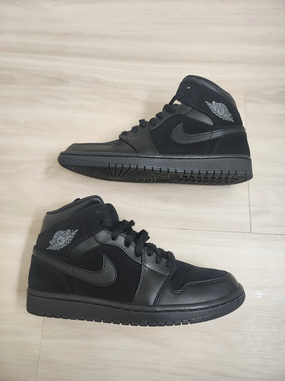 Jordan All-Black High Top Sneakers